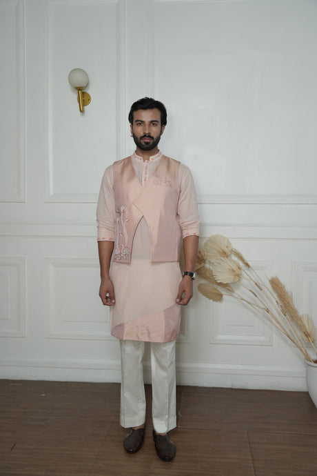 Paradise Half Jacket and Kurta Set