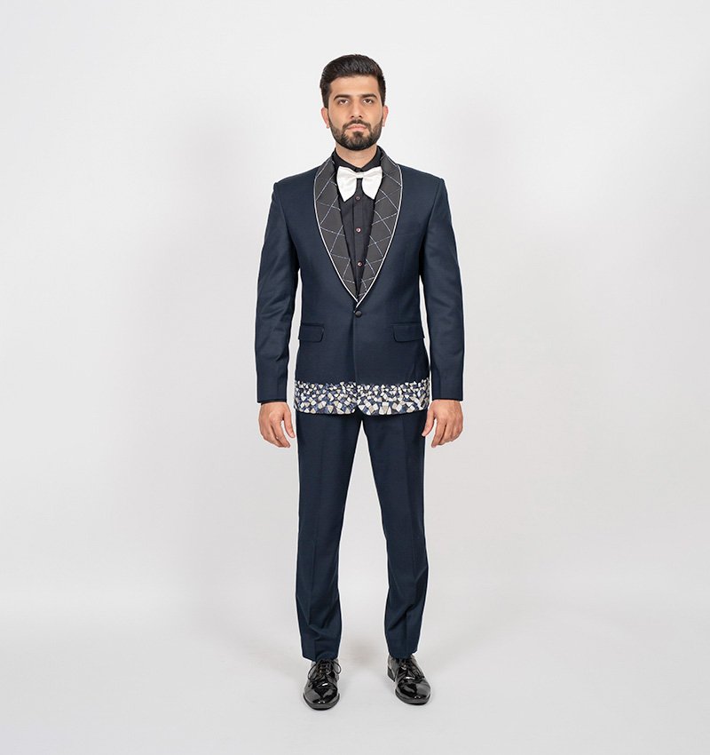 Blue Triangle Tuxedo