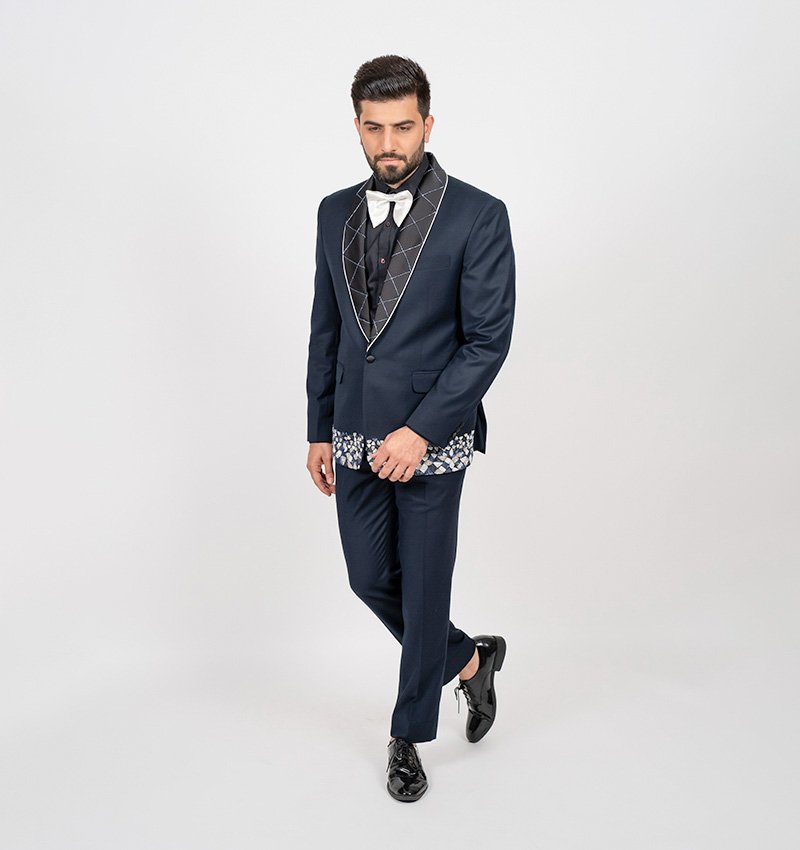 Blue Triangle Tuxedo