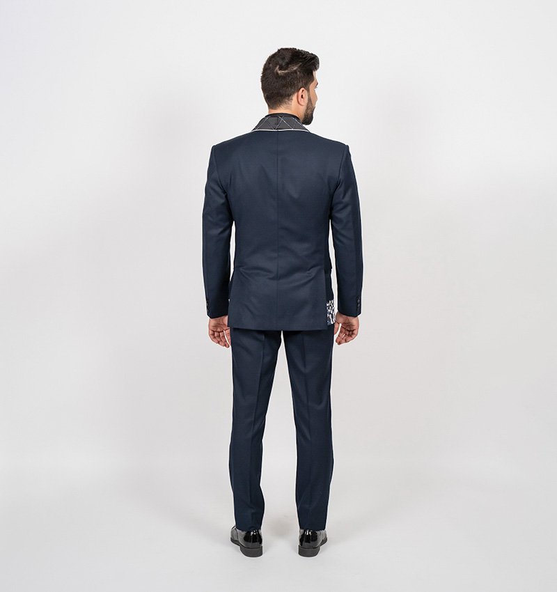Blue Triangle Tuxedo