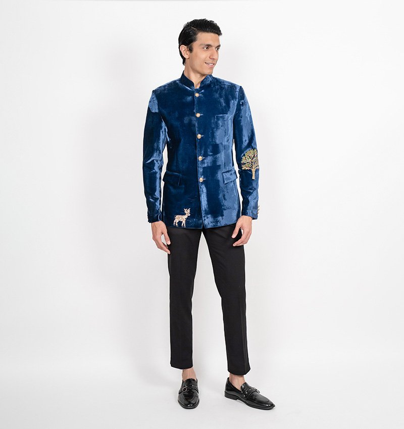 Forest Bandhgala over Kurta Set