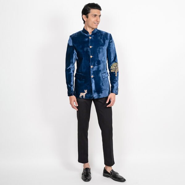 Forest Bandhgala over kurta set