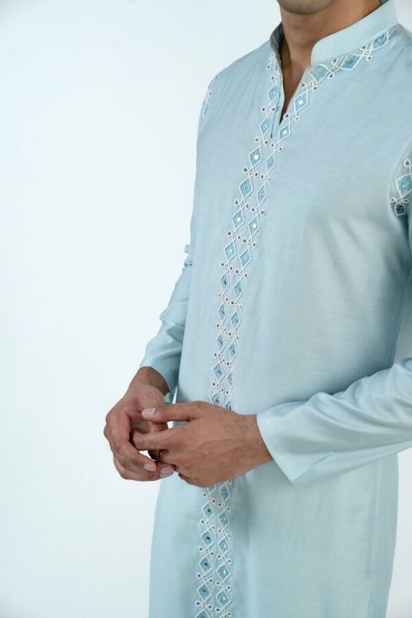 Blue Radiance Kurta Set - Image 4