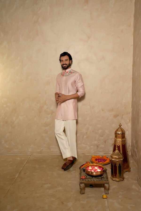 Pink Charm Kurta Set - Image 4