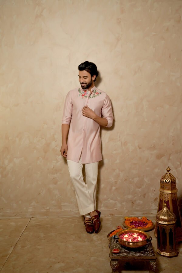 Pink Charm Kurta Set - Image 3