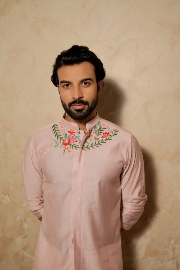 Pink Charm Kurta Set - Image 2