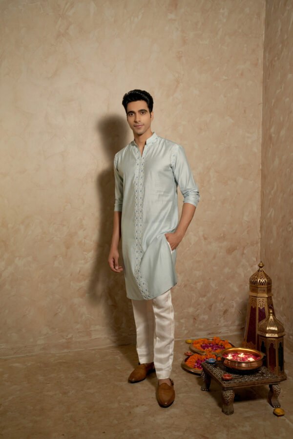 Blue Radiance Kurta Set - Image 3