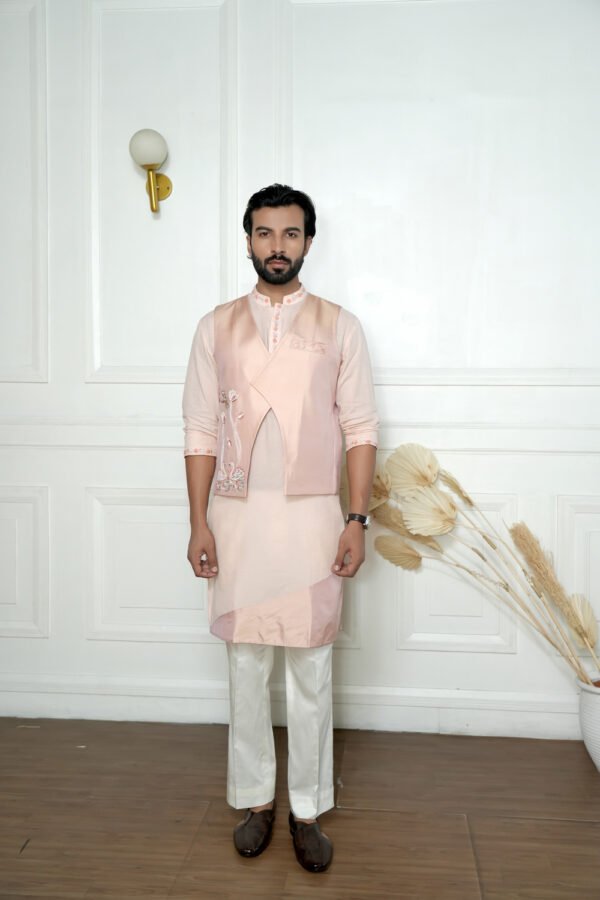 Paradise Half Jacket and Kurta Set
