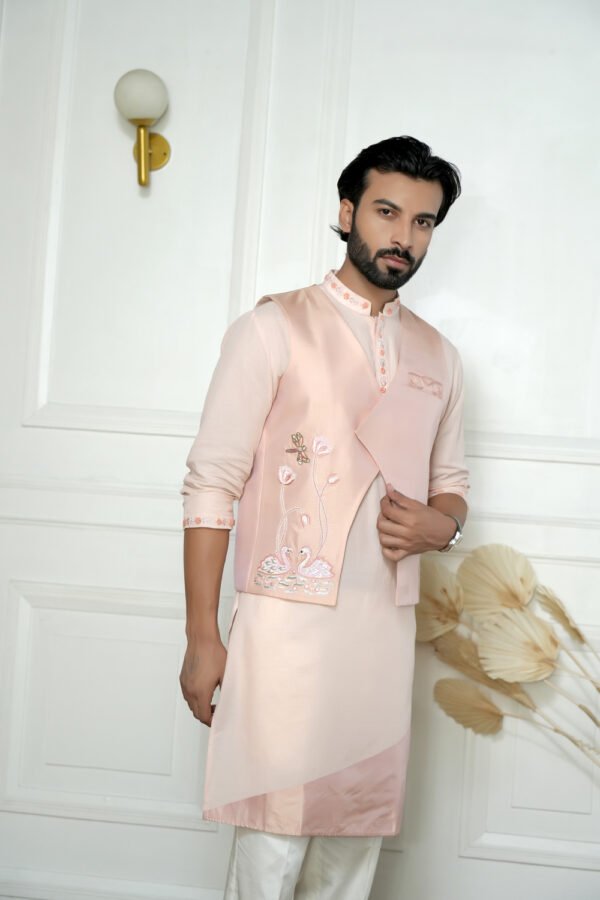 Paradise Half Jacket and Kurta Set - Image 3